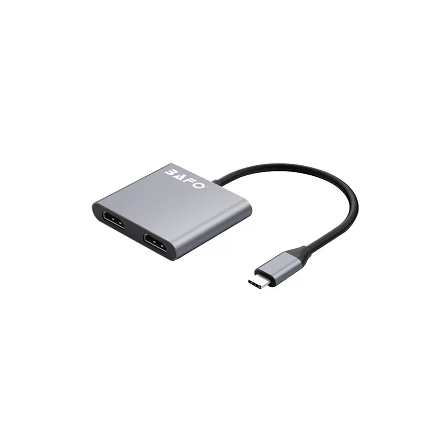 USB-C to 2xHDMI (4K@60Hz), Docking Station (2-in-1)